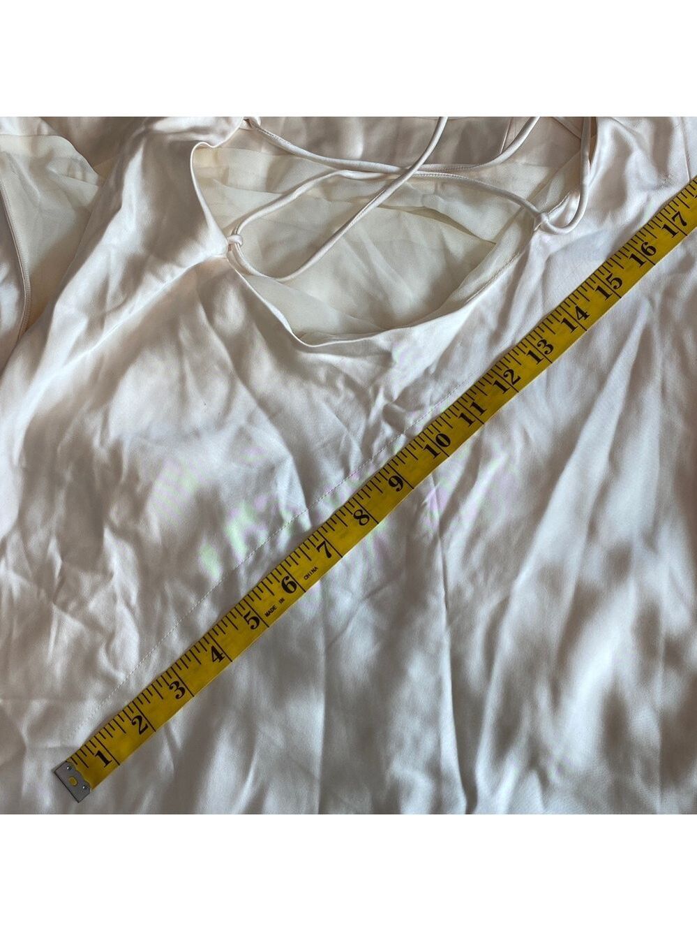 NWT Zara Satin Effect Slip Dress, Size L - Picture 17 of 17